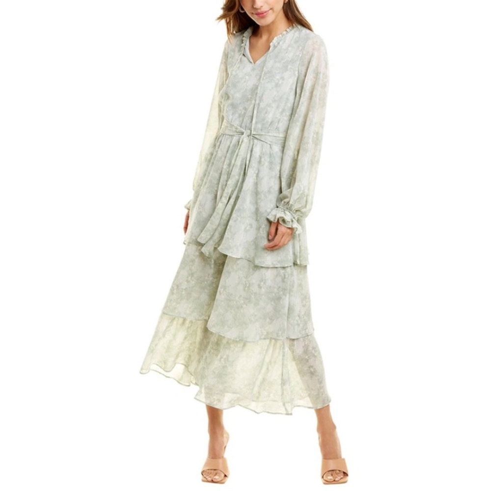 EMMIE ROSE Long Sleeve Midi Dress